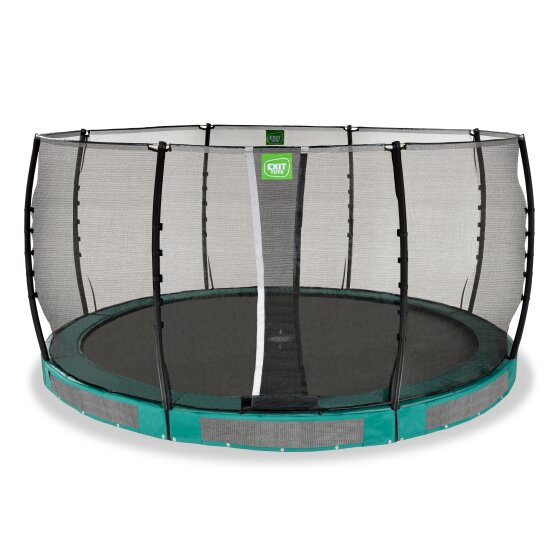 EXIT Allure Classic inground trampoline ø427cm - groen