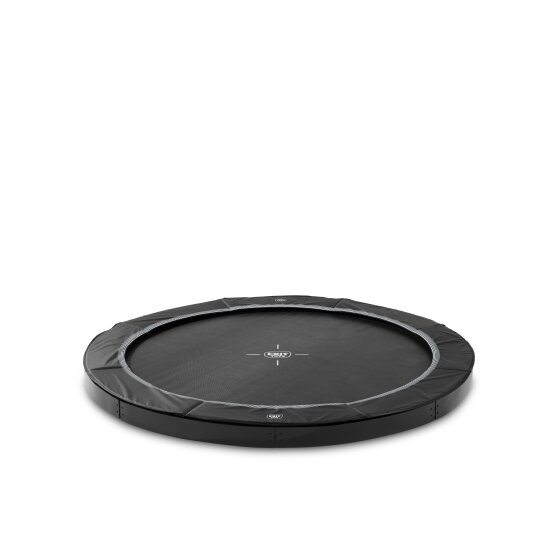 EXIT InTerra groundlevel sports trampoline &oslash;244cm - zwart
