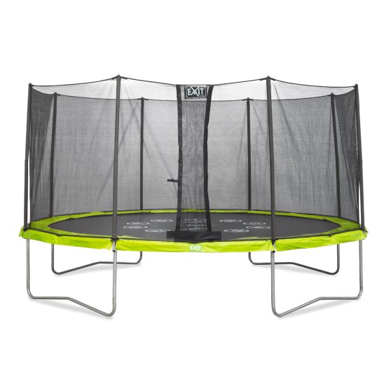 EXIT Twist trampoline ø427cm - groen/grijs