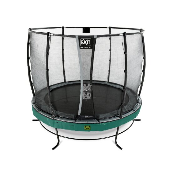 EXIT Elegant Premium trampoline ø305cm met Deluxe veiligheidsnet - groen