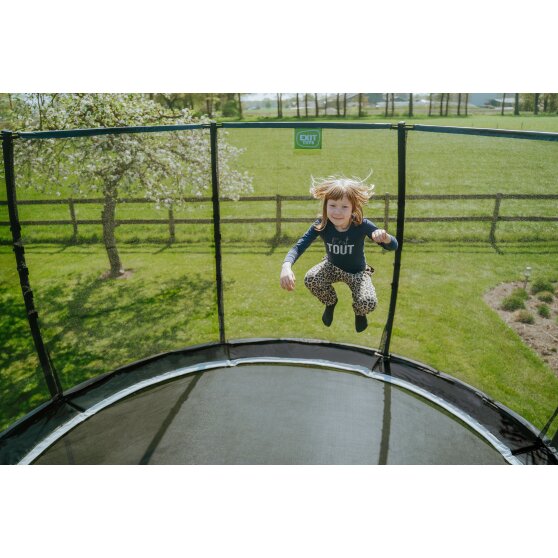 EXIT Allure Premium trampoline ø427cm - groen