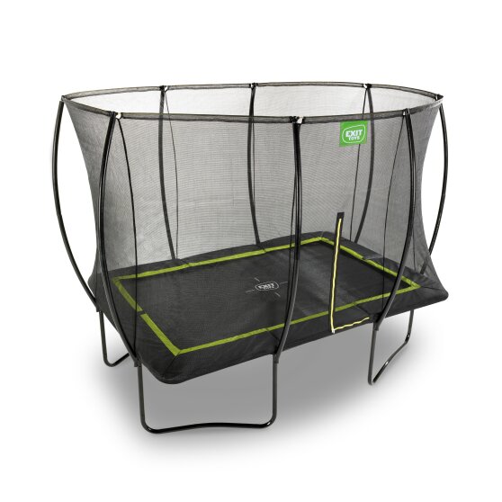 EXIT Silhouette trampoline 244x366cm met ladder - zwart