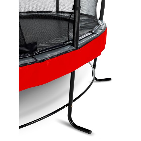 EXIT Elegant Premium trampoline ø366cm met Deluxe veiligheidsnet - rood