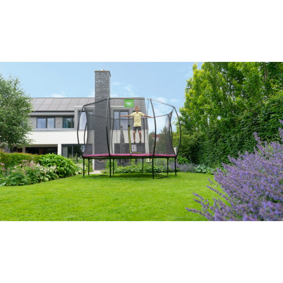 EXIT Silhouette trampoline ø427cm - roze