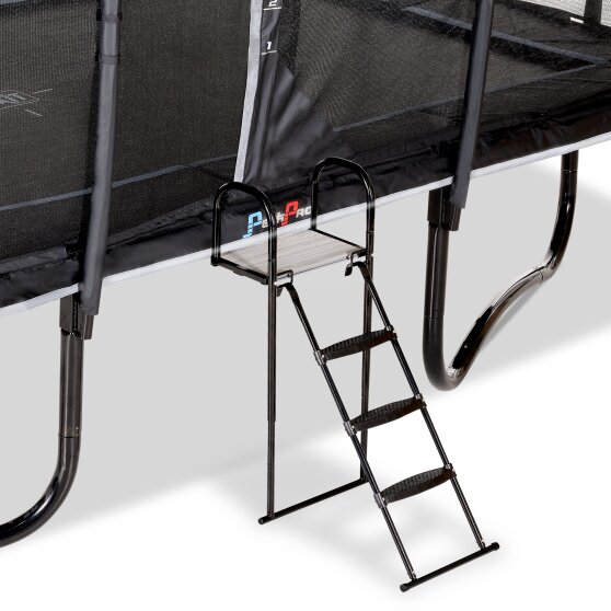 EXIT trampoline platform met ladder voor framehoogte van 95-110cm