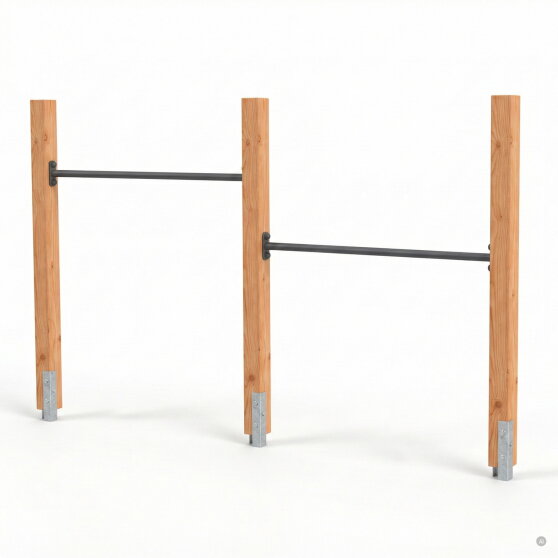 EXIT Linea Robust 110 dubbel houten duikelrek