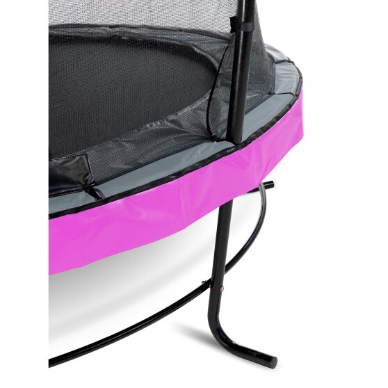 EXIT Elegant trampoline ø427cm met Economy veiligheidsnet - paars