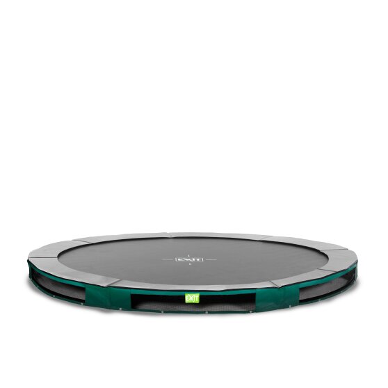 EXIT Elegant inground sports trampoline ø366cm - groen