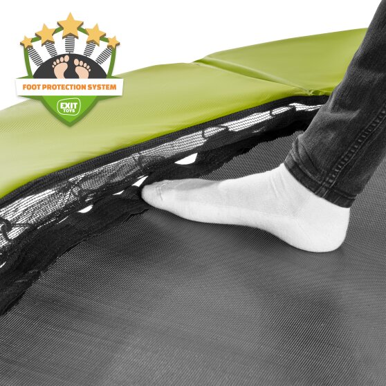 EXIT Silhouette trampoline 214x305cm - groen