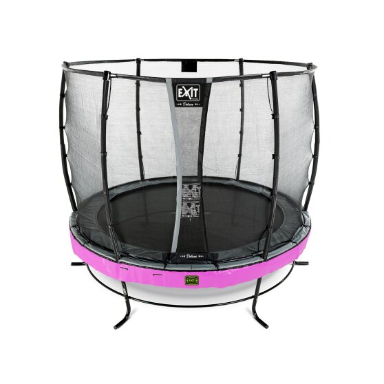 EXIT Elegant Premium trampoline ø253cm met Deluxe veiligheidsnet - paars