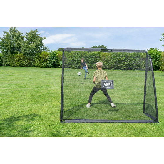 EXIT Coppa stalen voetbaldoel 220x170cm - zwart