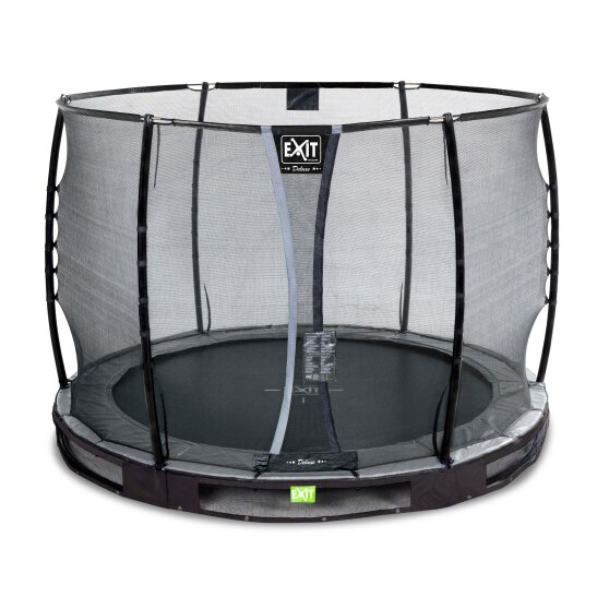 EXIT Elegant Premium inground trampoline ø305cm met Deluxe veiligheidsnet - zwart