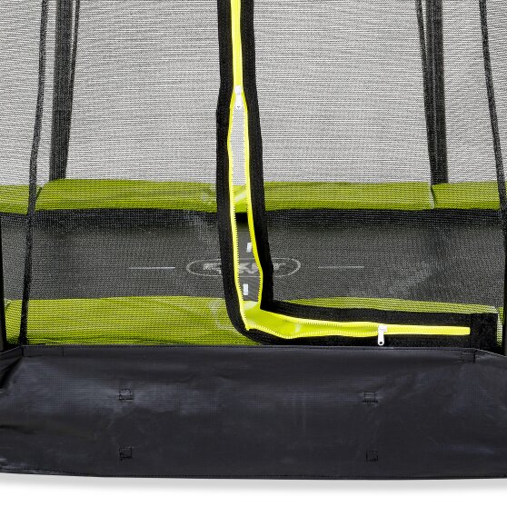 EXIT Silhouette inground trampoline ø305cm met veiligheidsnet - groen