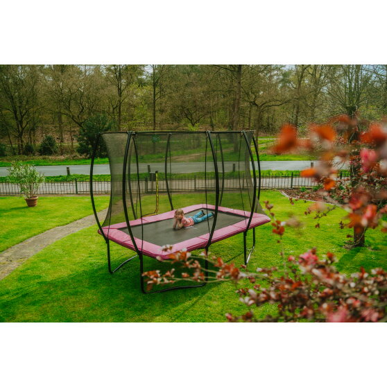 EXIT Silhouette trampoline 244x366cm - roze