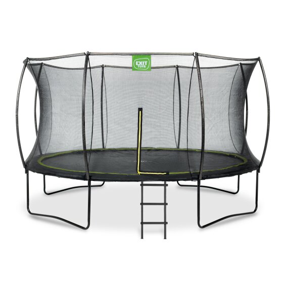 EXIT Silhouette trampoline ø366cm met ladder - zwart