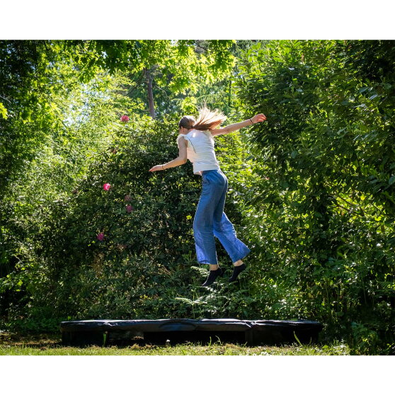 EXIT Silhouette inground sports trampoline ø305cm - zwart