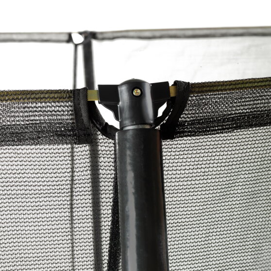 EXIT Silhouette inground trampoline ø244cm met veiligheidsnet - groen