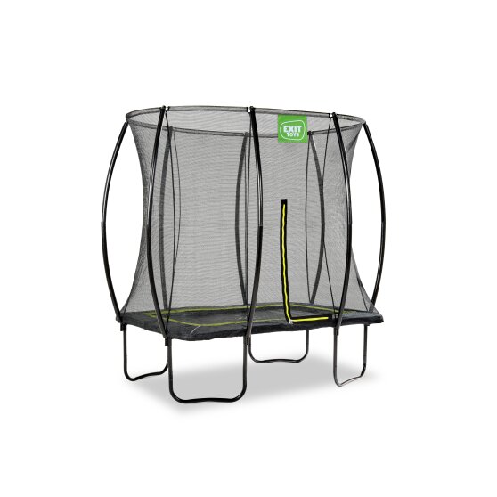 EXIT Silhouette trampoline 153x214cm met ladder - zwart