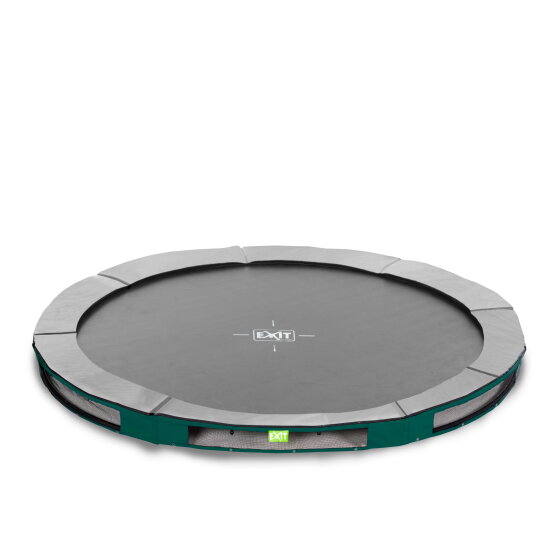 EXIT Elegant inground sports trampoline ø427cm - groen