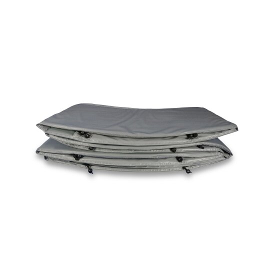 EXIT beschermrand InTerra groundlevel trampoline 244x427cm - grijs