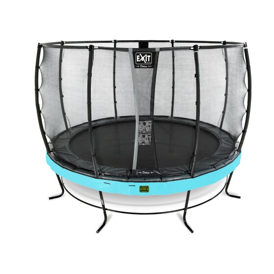 EXIT Elegant Premium trampoline ø366cm met Deluxe veiligheidsnet - blauw