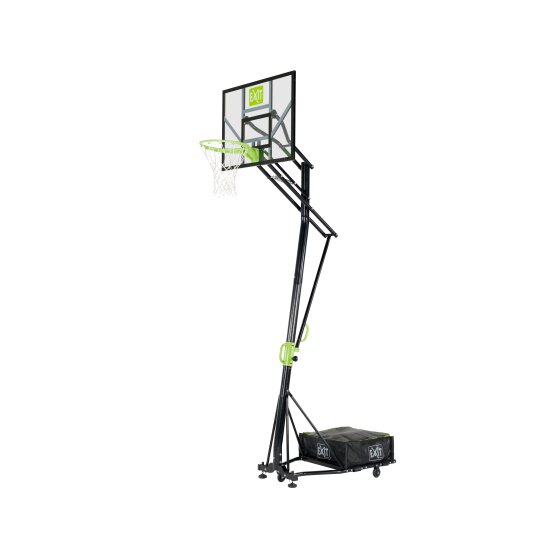 EXIT Galaxy verplaatsbaar basketbalbord op wielen - groen/zwart