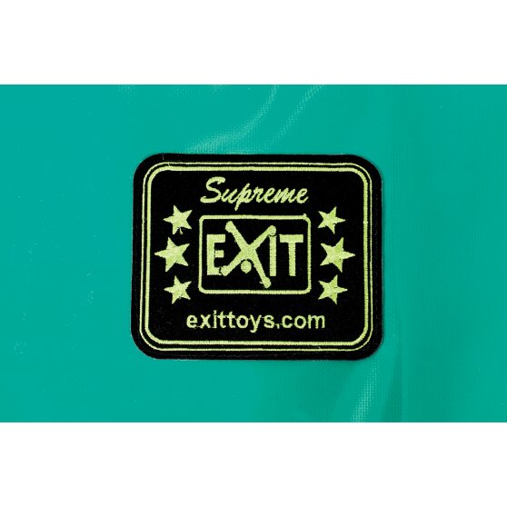 EXIT Supreme groundlevel trampoline ø427cm - groen