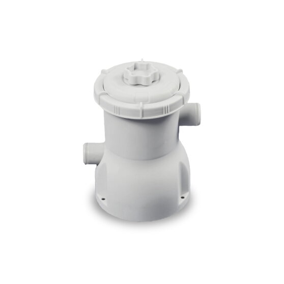 EXIT Wood zwembad 300x200x65cm met filterpomp en schaduwdoek - bruin