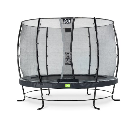 EXIT Elegant trampoline ø305cm met Economy veiligheidsnet - zwart
