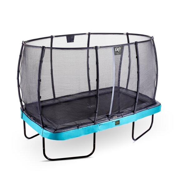 EXIT Elegant Premium trampoline 244x427cm met Deluxe veiligheidsnet - blauw