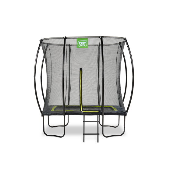 EXIT Silhouette trampoline 153x214cm met ladder - zwart
