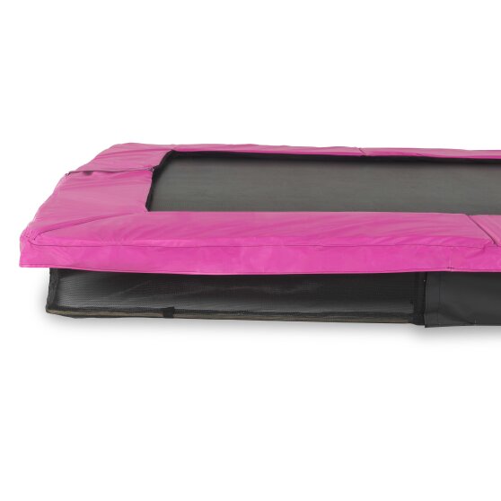EXIT Silhouette inground trampoline 244x366cm - roze