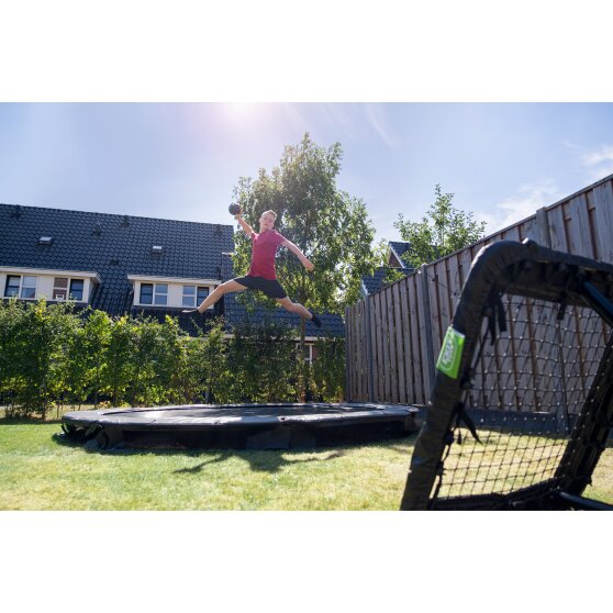 EXIT Elegant Premium inground sports trampoline ø305cm - zwart