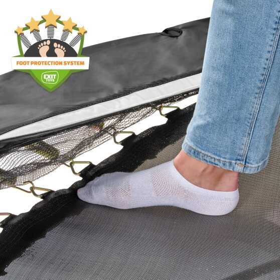 EXIT Lotus Premium trampoline ø366cm - zwart