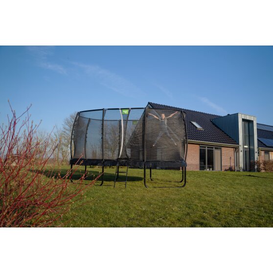 EXIT Allure Premium trampoline 244x427cm - zwart