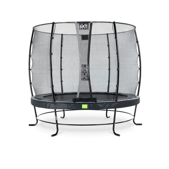 EXIT Elegant trampoline ø253cm met Economy veiligheidsnet - zwart