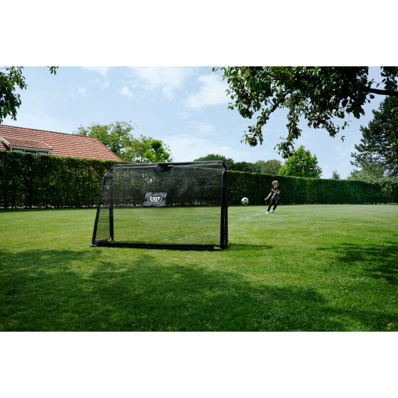 EXIT Maestro stalen voetbaldoel 180x120cm - zwart