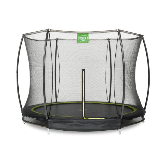 EXIT Silhouette inground trampoline ø305cm met veiligheidsnet - zwart