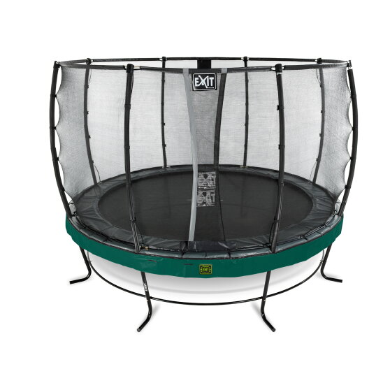 EXIT Elegant Premium trampoline complete set ø366cm - groen