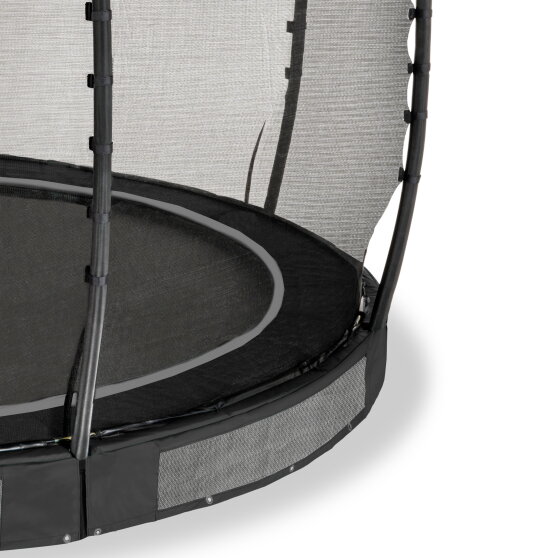 EXIT Allure Premium inground trampoline ø366cm - zwart