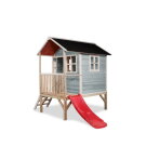 EXIT Loft 300 houten speelhuis - blauw