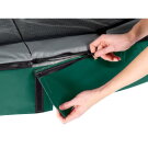 EXIT Elegant trampoline 214x366cm met Economy veiligheidsnet - groen