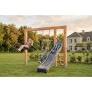 EXIT Linea Massiv 140 schommel met glijbaan & ringen
