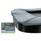 EXIT Supreme groundlevel trampoline 214x366cm - grijs