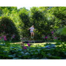 EXIT Silhouette inground sports trampoline ø305cm - zwart