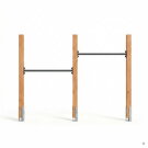 EXIT Linea 85 dubbel houten duikelrek | Douglashout