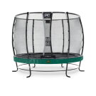 EXIT Elegant Premium trampoline ø305cm met Deluxe veiligheidsnet - groen