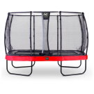 EXIT Elegant Premium trampoline 244x427cm met Deluxe veiligheidsnet - rood
