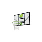 EXIT Galaxy basketbalbord met ring en net - groen/zwart