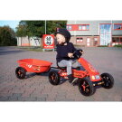 EXIT Foxy Fire skelter met aanhangwagen - rood